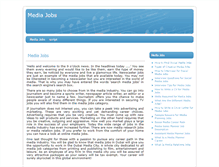 Tablet Screenshot of mediajobs.in
