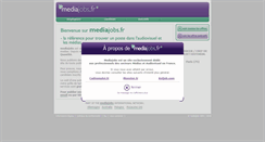 Desktop Screenshot of mediajobs.fr